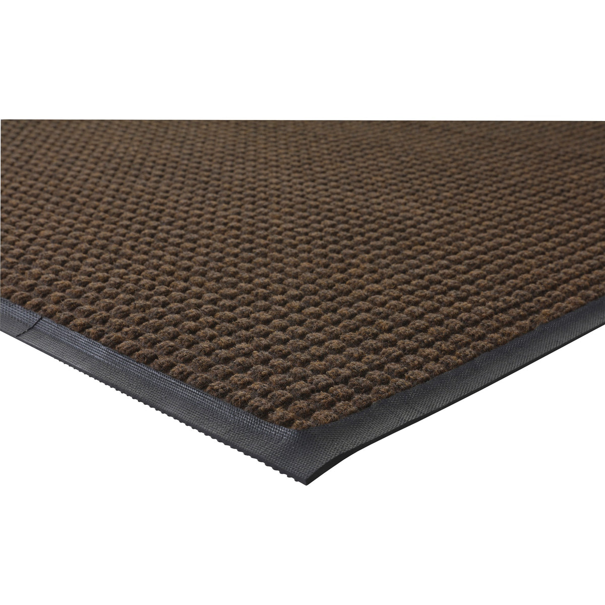 Genuine Joe Waterguard Wiper Scraper Floor Mats - Carpeted Floor, Indoor, Outdoor - 60" Length x 36" Width - Polypropylene - Brown - 1 Each
