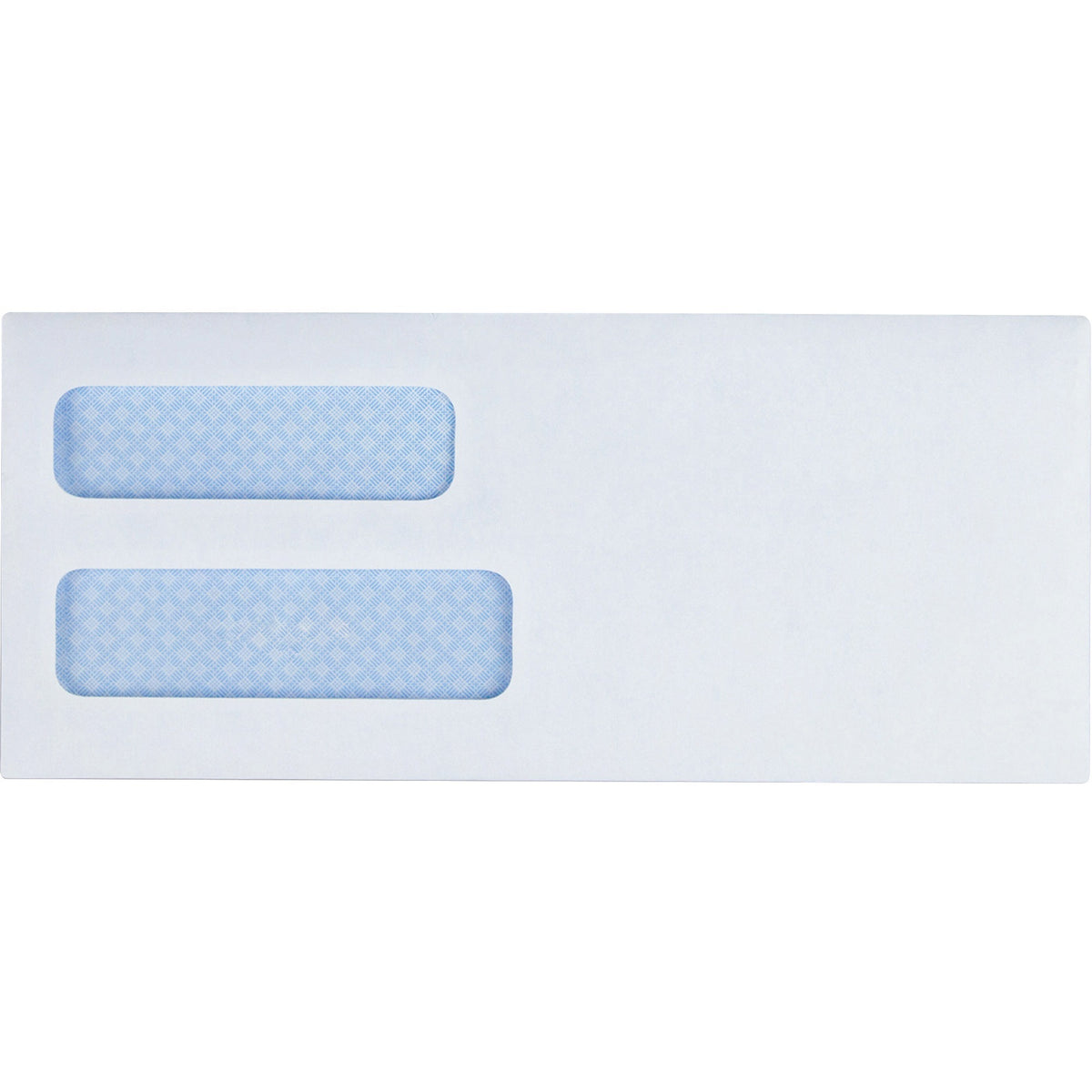 Business Source No. 8-5/8 Business Check Envelopes - Double Window - #8 5/8 - 8 5/8" Width x 3 5/8" Length - 24 lb - Gummed - White - Wove - 500 / Box