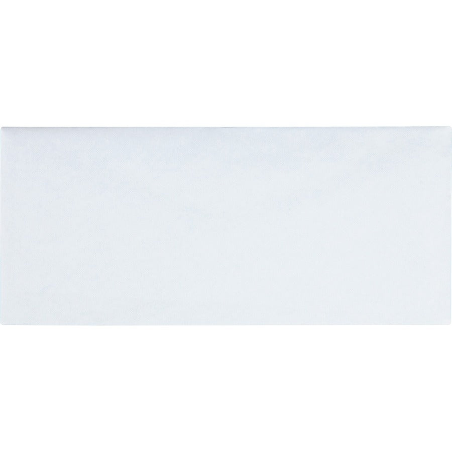 Business Source No.10 Regular Tint Security Envelopes - Security - #10 - 4 1/8" Width x 9 1/2" Length - 24 lb - Gummed - White - Wove - 500 / Box