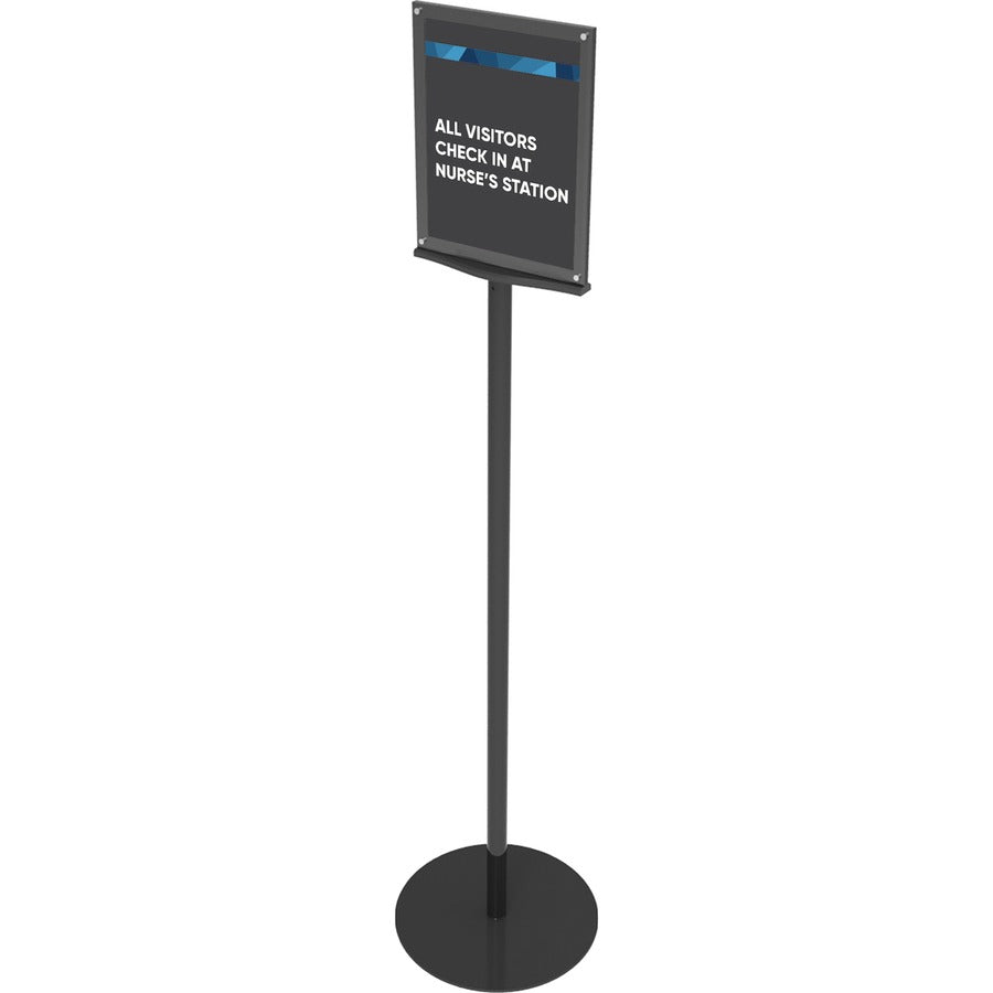 Deflecto Double-Sided Magnetic Sign Display - Top