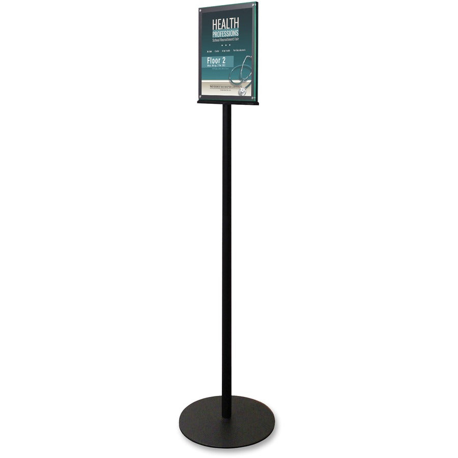 Deflecto Double-Sided Magnetic Sign Display - Left