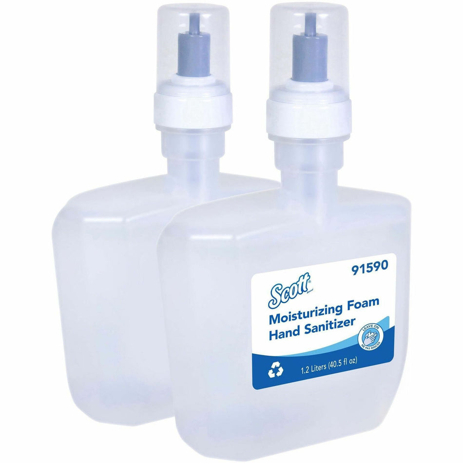 Scott Hand Sanitizer Foam Refill - 1.27 quart - Hand - Clear - 2 / Carton