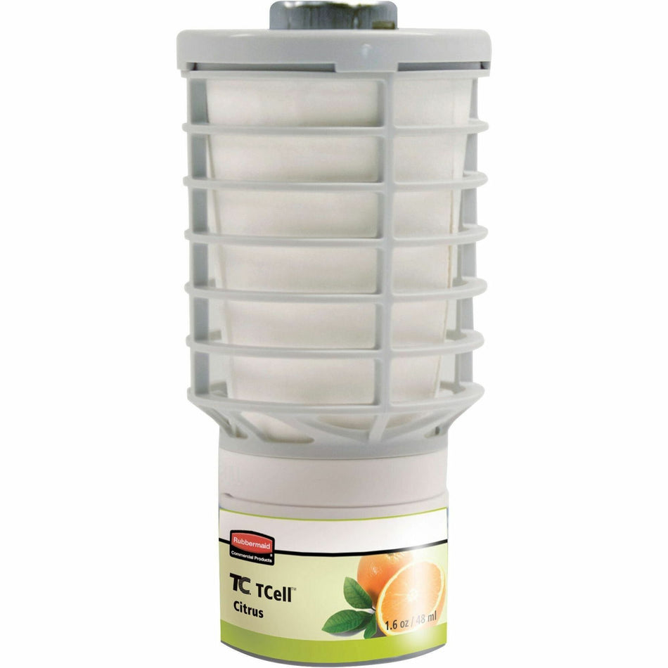 Rubbermaid Commercial TCell Dispenser Fragrance Refill - 6000 ftÔøΩ - Citrus - 60 Day - Odor Neutralizer, VOC-free, Recyclable - 1 Each