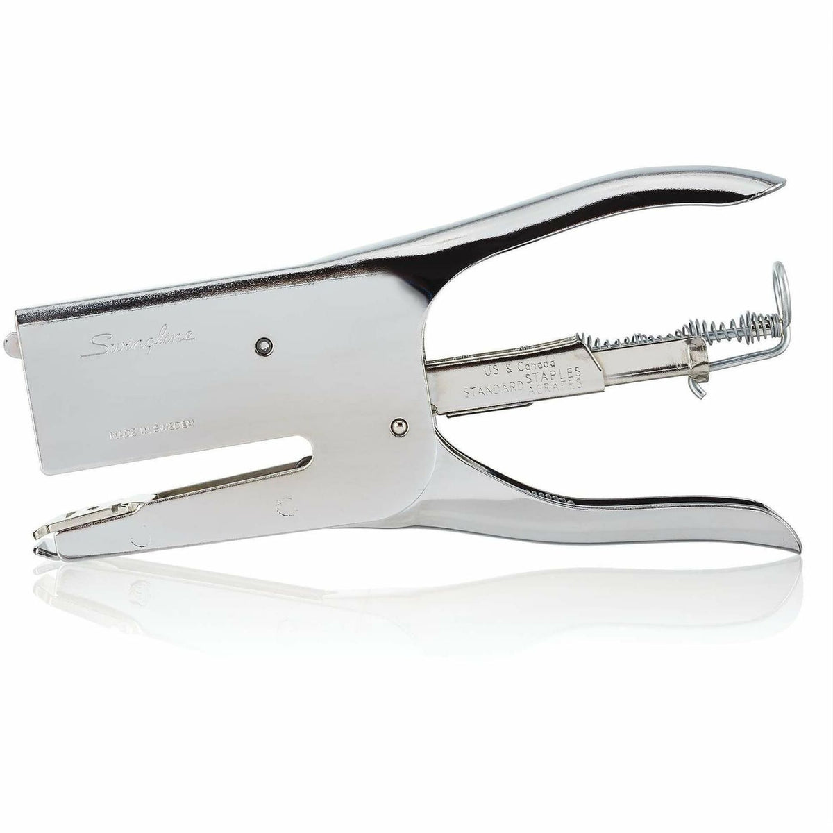 Rapid Classic K1 Plier Stapler - Staples Upto 50 Sheet - Full Strip - Staple Size: 0.25" , 0.31" - Chrome - Metal - 1 Each