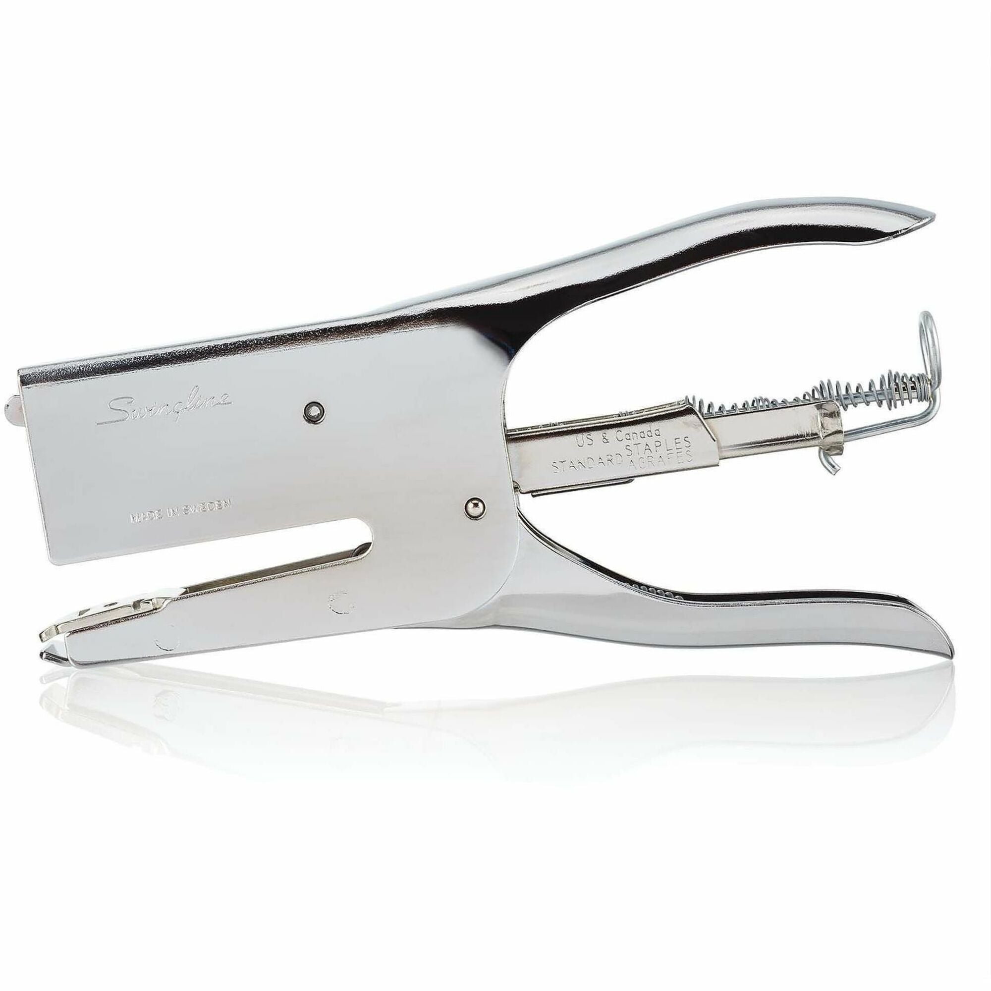 Rapid Classic K1 Plier Stapler - Staples Upto 50 Sheet - Full Strip - Staple Size: 0.25" , 0.31" - Chrome - Metal - 1 Each