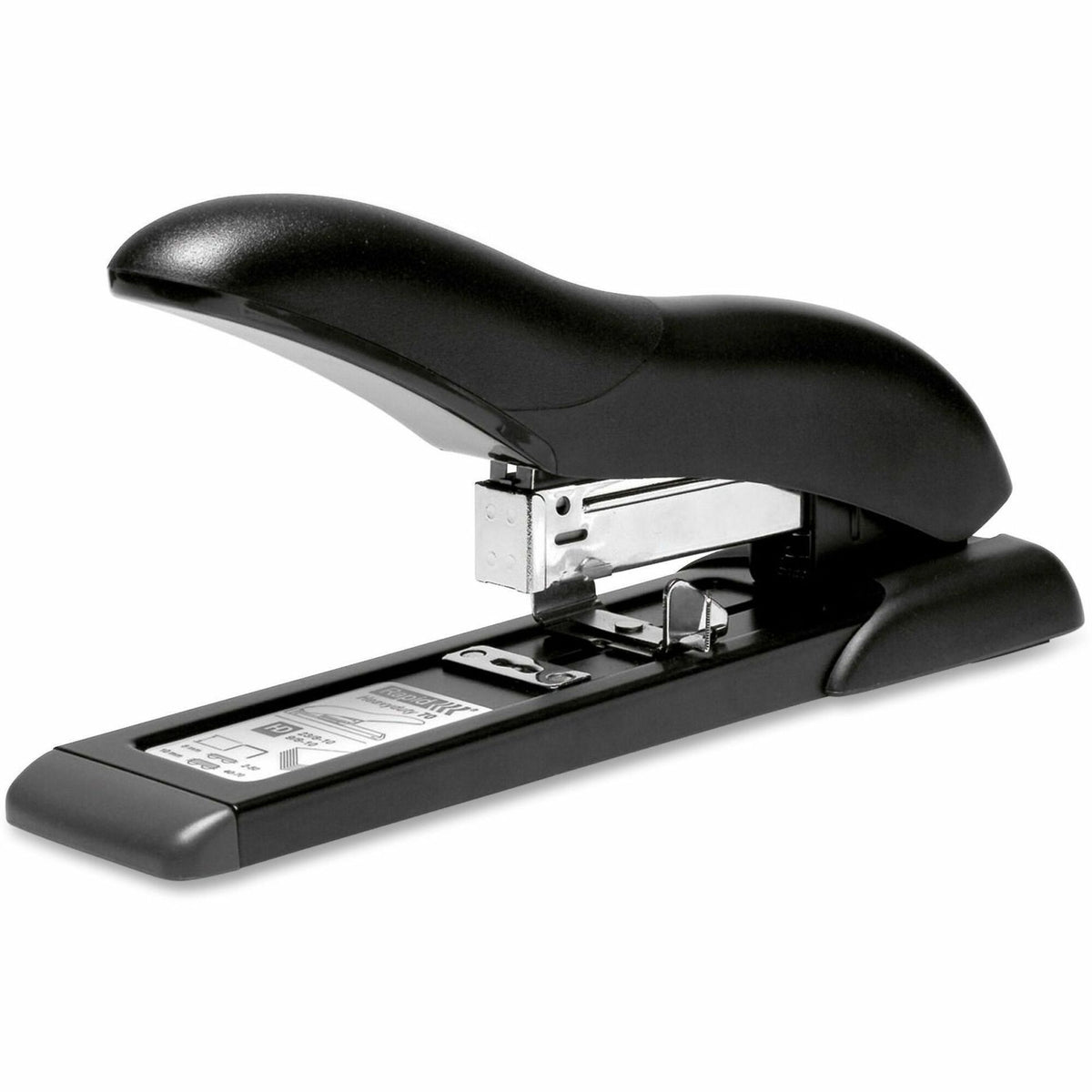Rapid Heavy Duty Stapler HD80 - Staples Upto 80 Sheet of 20lb Paper - Staple Size: 0.25" , 0.38" , 0.50" - 2.25" Throat Depth - Black - Metal, Plastic - 1 Each