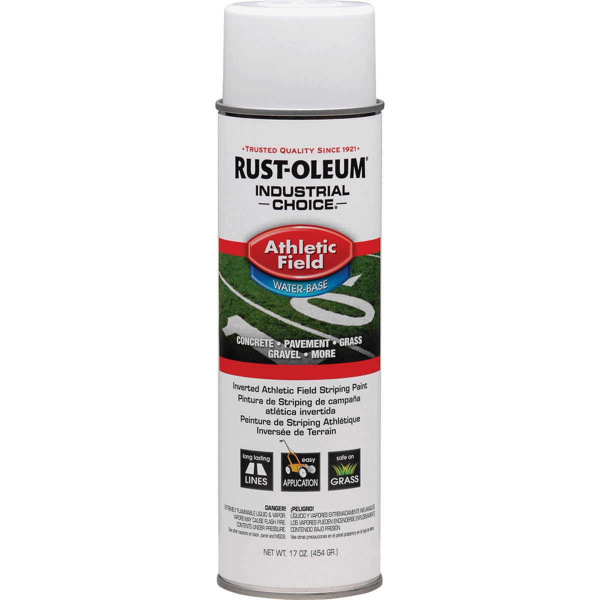Rust-Oleum Athletic Field Striping Paint - 1 Color(s) - White - 17 fl oz - 1 Each