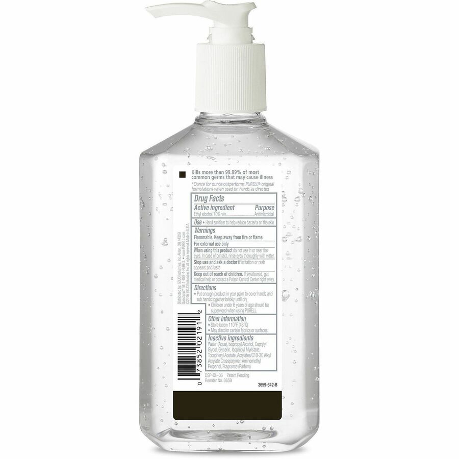 PURELL&reg; Advanced Hand Sanitizer Gel - Rear