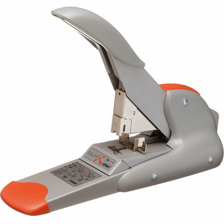 Rapid DUAX Heavy Duty Stapler - Staples Upto 170 Sheet - Holds Upto 400 Staple - Silver, Orange - Metal - 1 Each