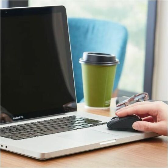 Verbatim Wireless Mini Travel Mouse - Optical - Wireless - Radio Frequency - Graphite - USB - 1600 dpi - Scroll Wheel - 3 Button(s) - 1 Each