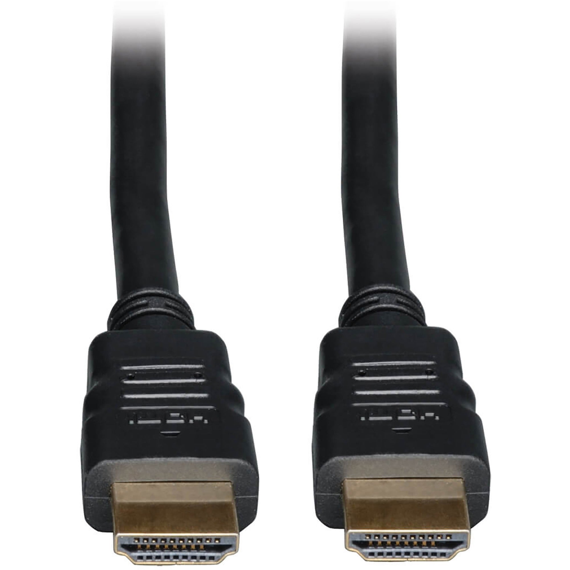 Tripp Lite series P569-003 High Speed HDMI Cable with Ethernet - 3 ft HDMI A/V Cable - First End: 1 x HDMI Digital Audio/Video - Male - Second End: 1 x HDMI Digital Audio/Video - Male - 18 Gbit/s - Black - 1 Each