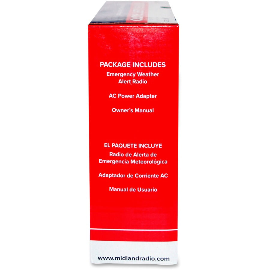 Midland WR120B Weather Alert - with Weather Disaster, NOAA All Hazard, Biological Hazard, Civil Emergency Message, Fire, Child Abduction Emergency (Amber Alert), Landslide - Specific Area Message Encoding (SAME)7 Weather - Desktop