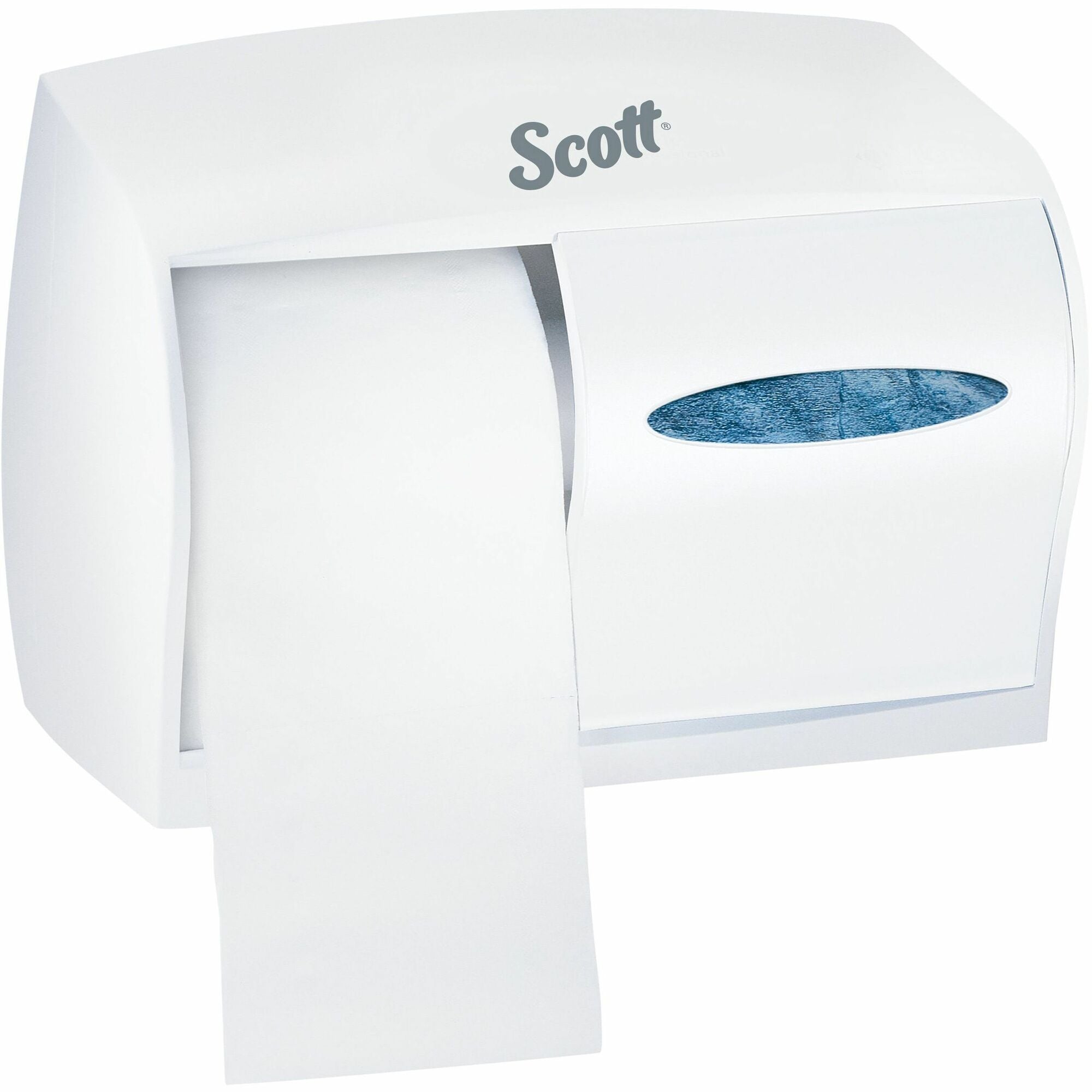 Scott Coreless Toilet Paper Dispenser - Durable ABS Plastic - White - Bathroom Tissue Dispensers