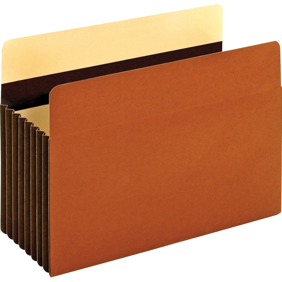 Pendaflex Legal Recycled Expanding File - 8 1/2" x 14" - 1600 Sheets Capacity - 7" Expansion - 24 pt. - Tyvek, Redrope, Redrope - Brown - Reinforced, Heavyweight Cover, Tear Resistant, Tyvek Gusset - 10% Recycled - 5 / Box