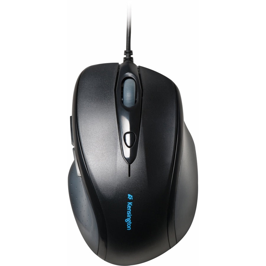 Kensington Pro Fit Full-Size Mouse USB - Optical - Cable - Black - USB - 3200 dpi - Scroll Wheel - Right-handed - 1 / Each