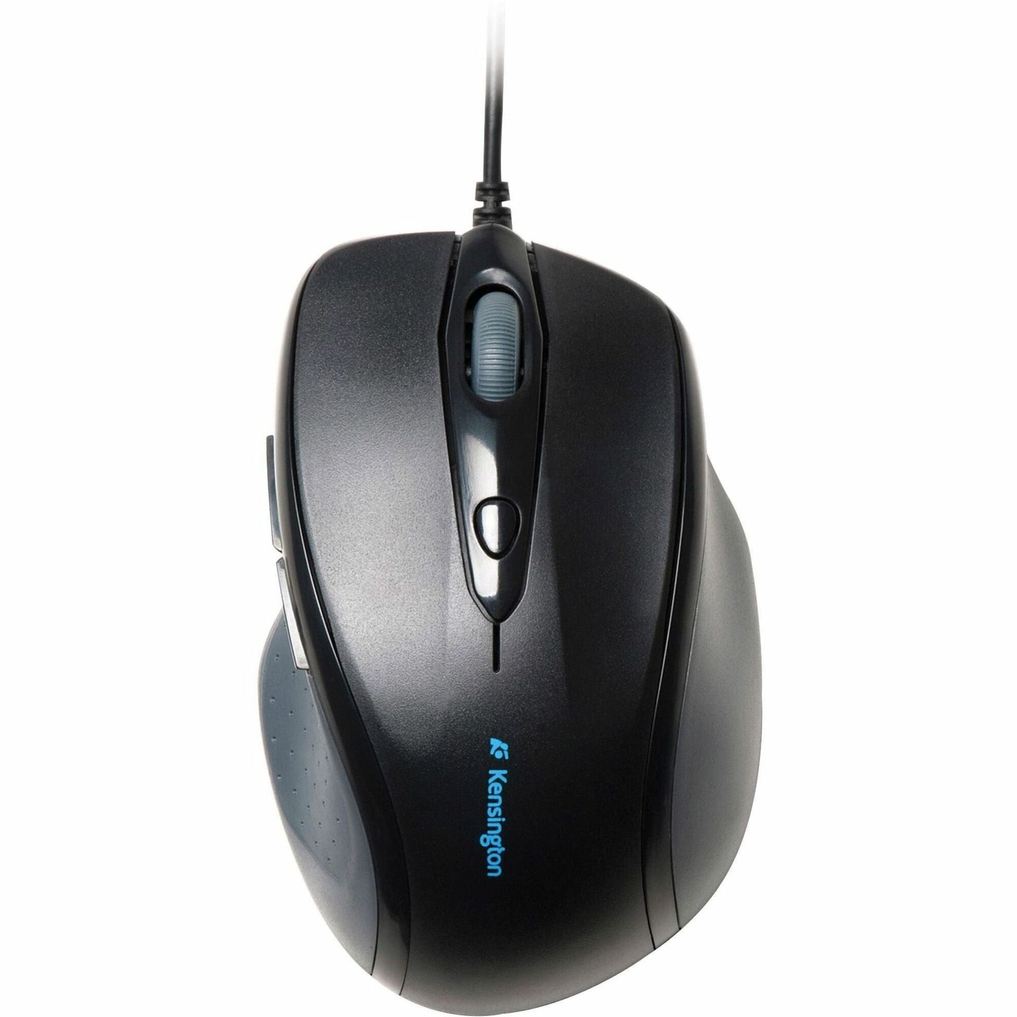 Kensington Pro Fit Full-Size Mouse USB - Optical - Cable - Black - USB - 3200 dpi - Scroll Wheel - Right-handed - 1 / Each