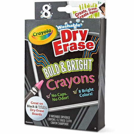 Crayola Odorless Dry Erase Crayons - Left