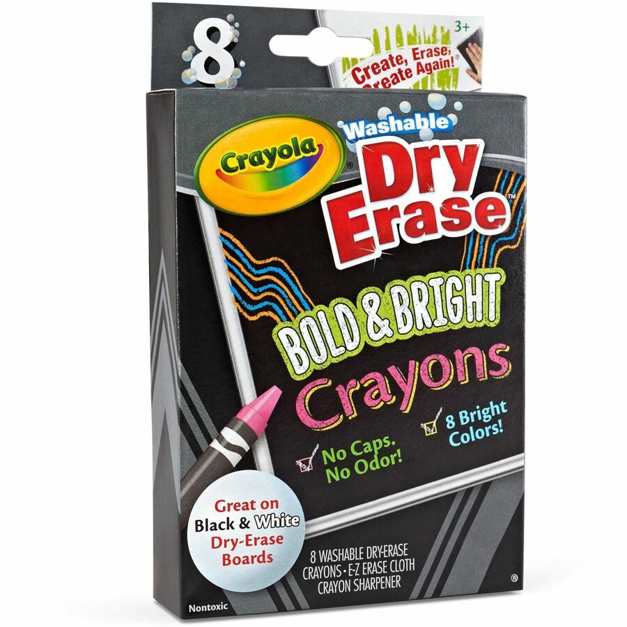 Crayola Odorless Dry Erase Crayons - Right