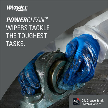 Wypall Oil, Grease & Ink Quarterfold Disposable Cloths - Bottom