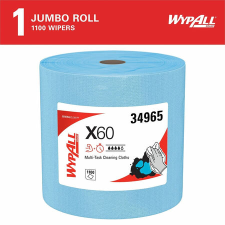 Wypall GeneralClean X60 Multi-Task Cleaning Cloth Jumbo Roll - Front