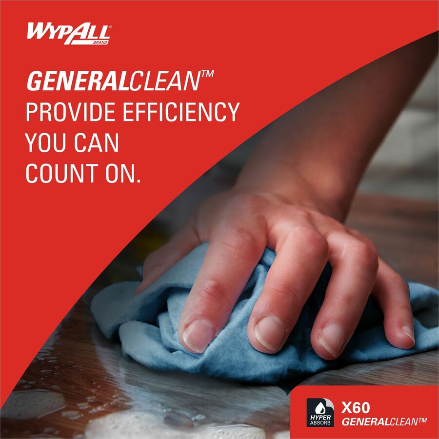 Wypall GeneralClean X60 Multi-Task Cleaning Cloth Jumbo Roll - Right