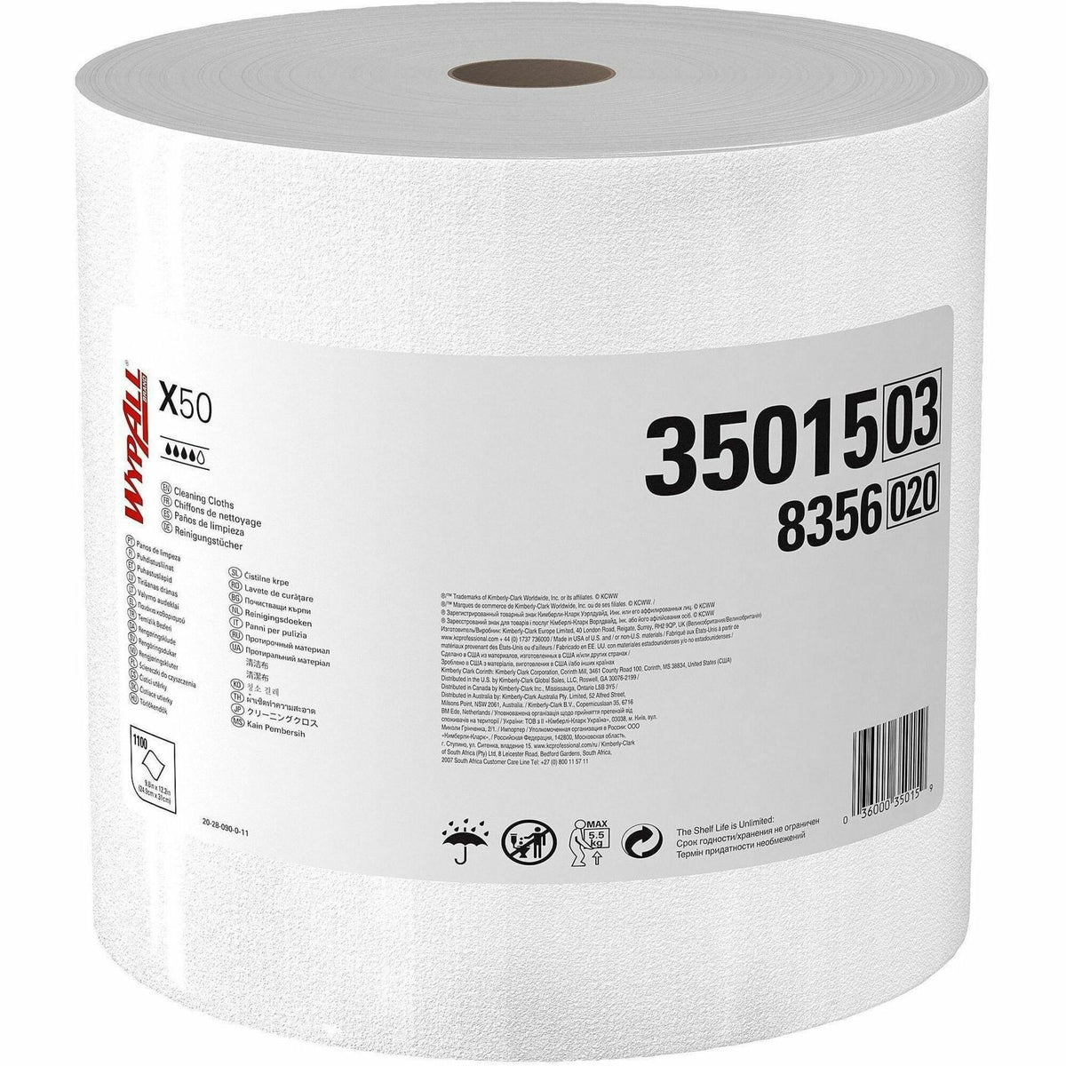 Wypall General Clean X50 Cleaning Cloths - 2000