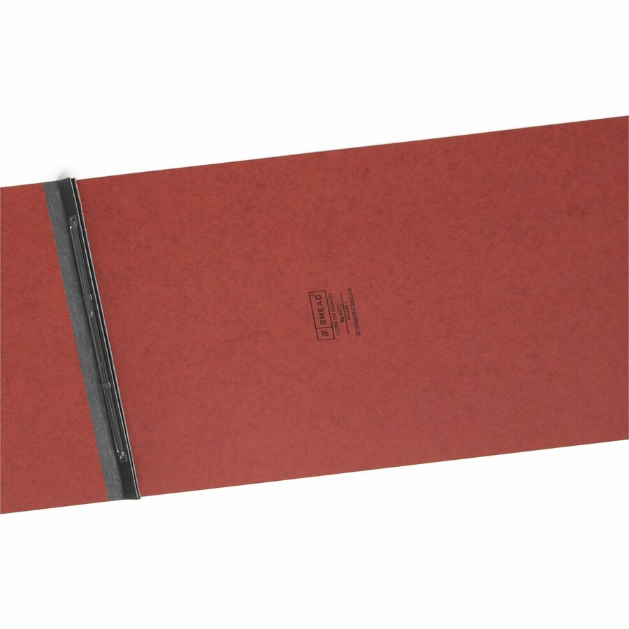 Smead Recycled Report Cover - 3" Folder Capacity - 11" x 17" - 3" Expansion - 1 Fastener(s) - 25 pt. - Pressboard - Red - Metal Compressor, Hinged - 100% Paper Recycled - 1 Each
