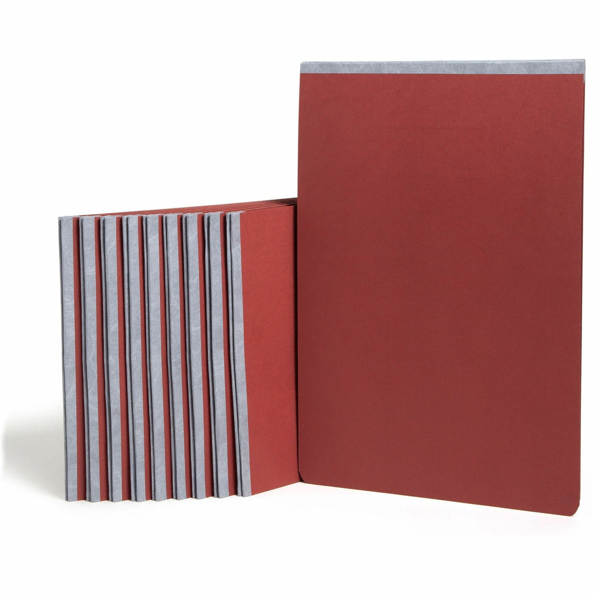 Smead Recycled Report Cover - 3" Folder Capacity - 11" x 17" - 3" Expansion - 1 Fastener(s) - 25 pt. - Pressboard - Red - Metal Compressor, Hinged - 100% Paper Recycled - 1 Each