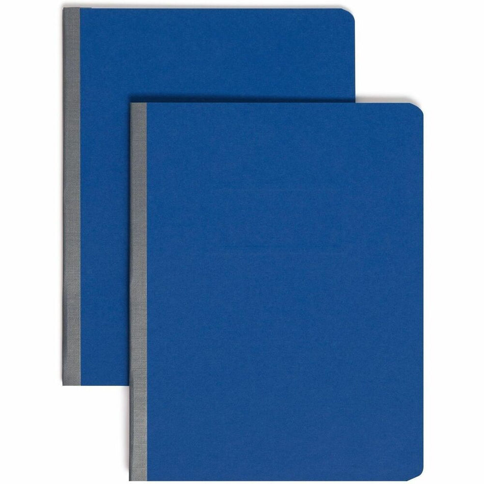 Smead Letter Recycled Fastener Folder - 8 1/2" x 11" - 3" Expansion - 1 Fastener(s) - 25 pt. - Pressboard - Dark Blue - Metal Compressor, Hinged - 100% Paper Recycled - 1 Each