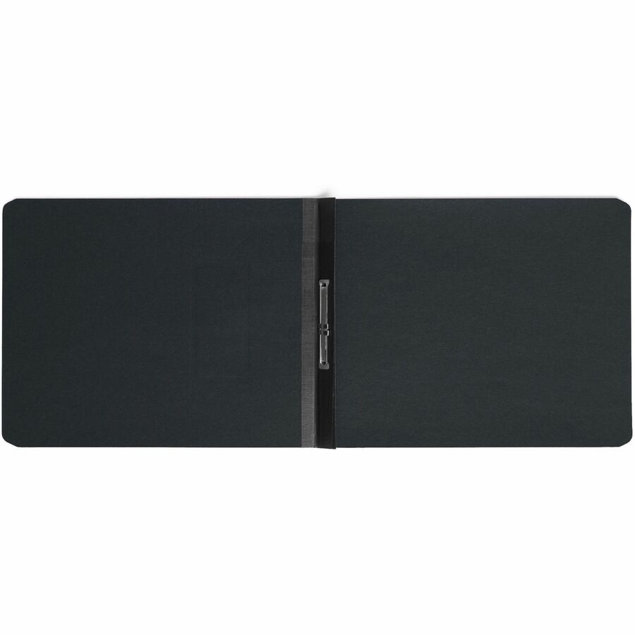 Smead Recycled Report Cover - 2" Folder Capacity - 8 1/2" x 11" - 2" Expansion - 1 Fastener(s) - 25 pt. - Pressboard - Black - Metal Compressor, Hinged - 100% Paper Recycled - 1 Each