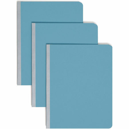 Smead Letter Recycled Fastener Folder - 8 1/2" x 11" - 3" Expansion - 1 Fastener(s) - 25 pt. - Pressboard - Blue - 100% Paper Recycled - 1 Each