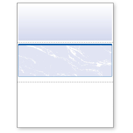 DocuGard Security Business Checks - Letter - 8 1/2" x 11" - 24 lb Basis Weight - Smooth - Watermarked, Pantograph, Coin-reactive Ink, Microtext Printing, Security Features Listing, Perforated, Security Warning, Patterned - Marble Blue - 500 / Ream