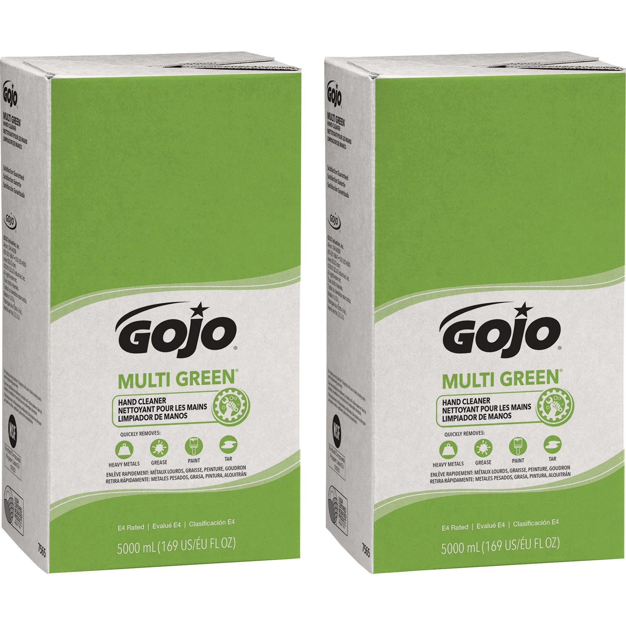 Gojo® Pro TDX 5000 Refill Multi Green Hand Cleaner - Citrus Scent - 1.32 gal - Soil Remover, Dirt Remover - Hand - Green - Non-abrasive - 2 / Carton