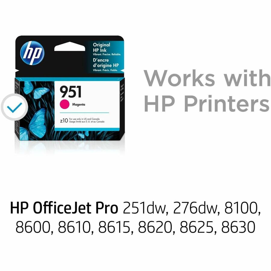 HP 951 (CN051AN) Original Standard Yield Inkjet Ink Cartridge - Magenta - 1 Each - Alternate-Image1