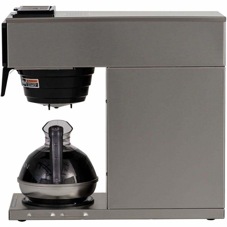 BUNN 12-Cup Low-Profile Pourover Coffee Brewer with 1 Warmer - Left