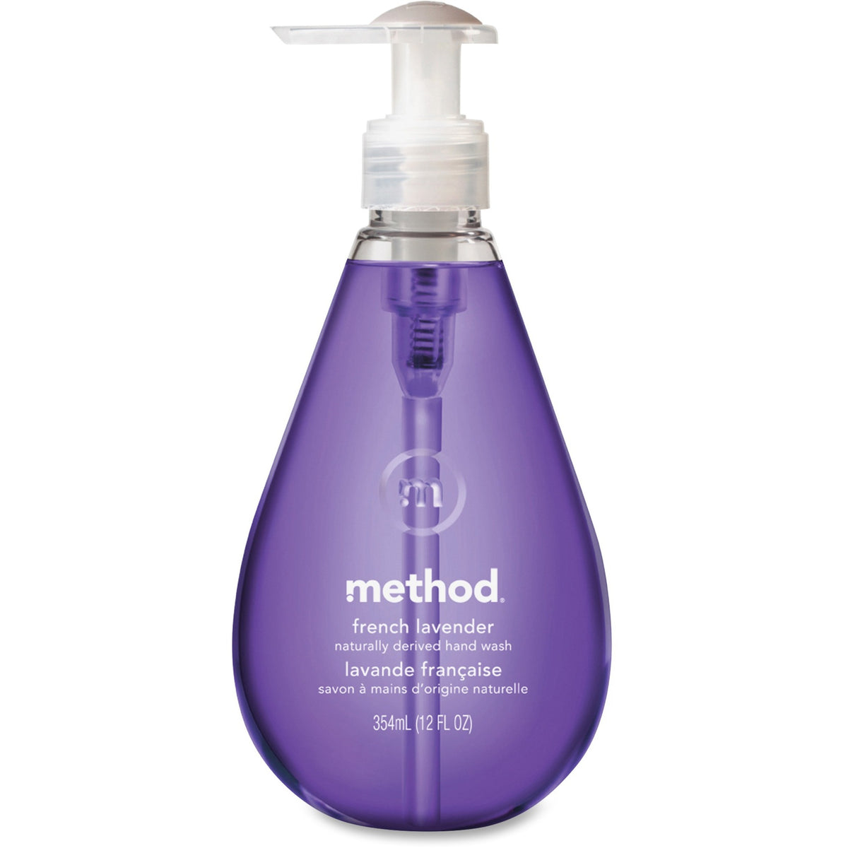 Method Gel Hand Soap - French Lavender Scent - 12 fl oz - Pump Bottle Dispenser - Bacteria Remover - Hand - Moisturizing - Antibacterial - Lavender - Triclosan-free, Non-toxic, pH Balanced, Anti-irritant - 1 Each