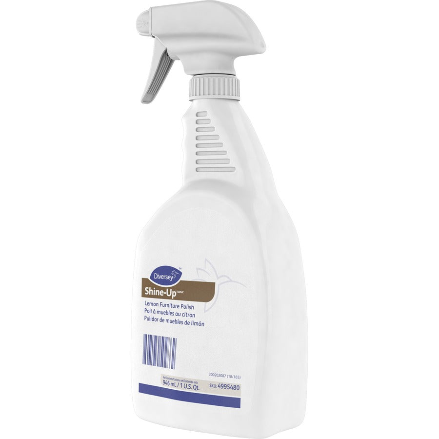 Diversey Shine-Up Lemon Furniture Polish - Left
