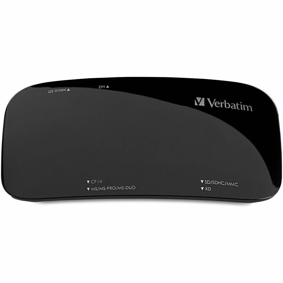 Verbatim USB 2.0 Universal Card Reader - 15-in-1 - CompactFlash Type I, CompactFlash Type II, Microdrive, Memory Stick Duo, Memory Stick PRO, Memory Stick PRO Duo, Memory Stick Duo (MagicGate), SD, SDHC, miniSD, microSD, ... - USB 2.0 - External1 Each