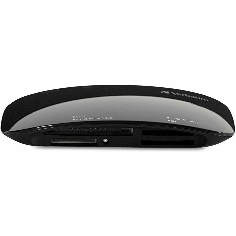 Verbatim USB 2.0 Universal Card Reader - 15-in-1 - CompactFlash Type I, CompactFlash Type II, Microdrive, Memory Stick Duo, Memory Stick PRO, Memory Stick PRO Duo, Memory Stick Duo (MagicGate), SD, SDHC, miniSD, microSD, ... - USB 2.0 - External1 Each