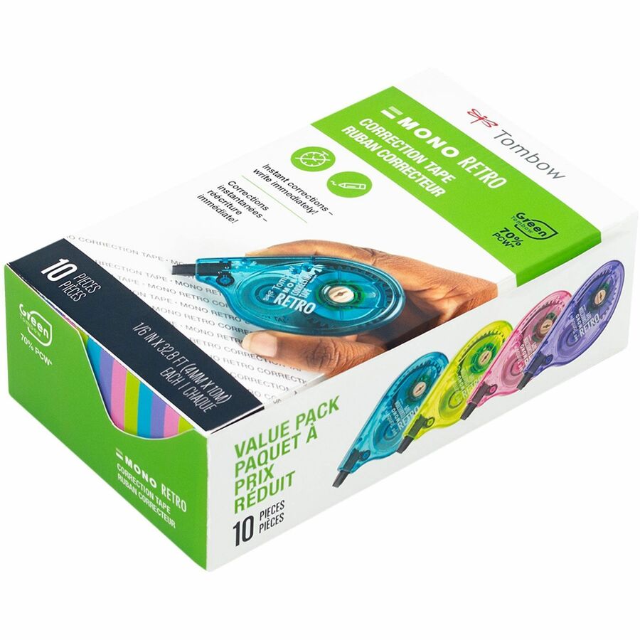 Tombow Mono Correction Tape Retro Applicator Pack - Left