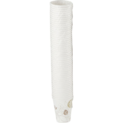 Dixie Pathways 12 oz Paper Hot Cups By GP Pro - 12 fl oz - White - Paper - Hot Drink - 50 / Pack