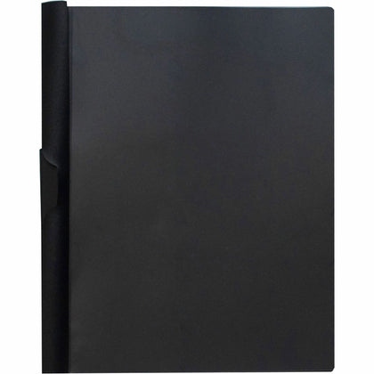 Business Source Letter Report Cover - Vinyl Black - 30 Sheets Capacity - Covers