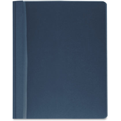 Business Source Letter Report Cover - 100 Sheets Capacity - Clear/Dark Blue - 25/Box - Covers