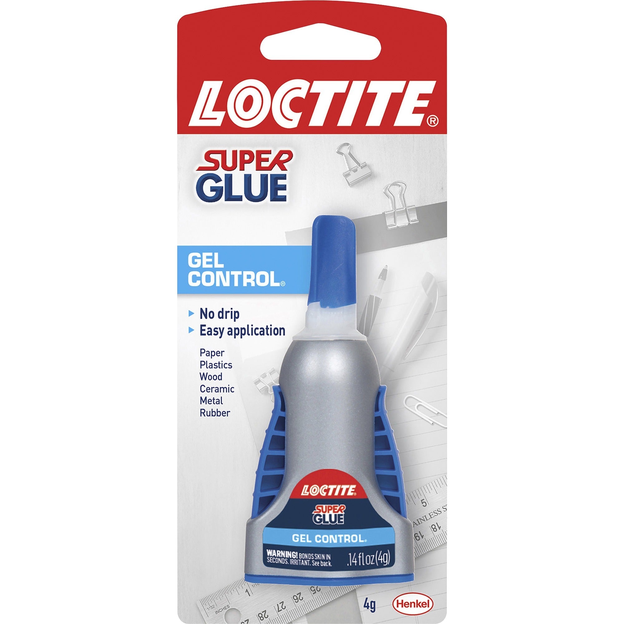 Loctite Gel Control Super Glue - 0.14 fl oz - Clear - 1 Each