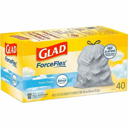 Glad ForceFlex Tall Kitchen Drawstring Trash Bags - Alternate-Image11