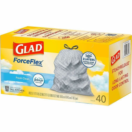 Glad ForceFlex Tall Kitchen Drawstring Trash Bags - Alternate-Image12