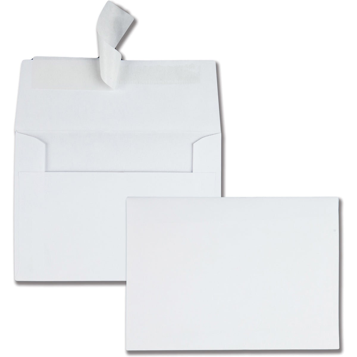 Quality Park 4-1/2 x 6-1/4 Photo Envelopes with Self-Seal Closure - Specialty - 4 1/2" Width x 6 1/4" Length - 24 lb - White - Wove - 50 / Box