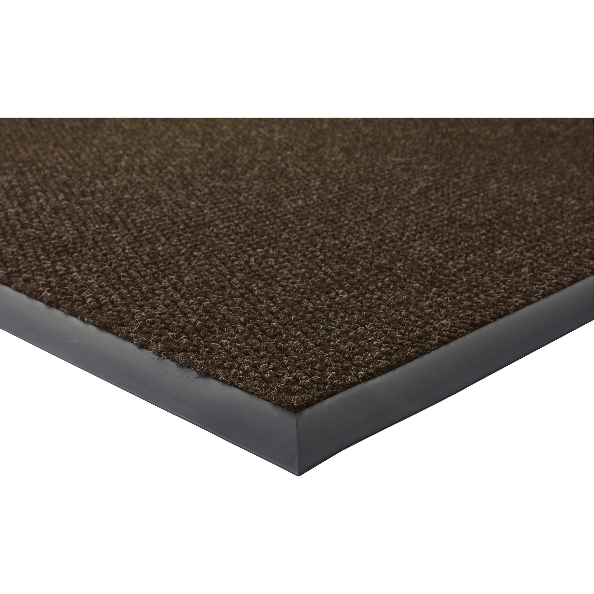 Genuine Joe Ultraguard Indoor Wiper Mats - Hard Floor, Indoor, Outdoor - 60" Length x 36" Width - Rubber - Chocolate - 1 Each