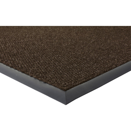 Genuine Joe Ultraguard Indoor Wiper Mats - Hard Floor, Indoor, Outdoor - 60" Length x 36" Width - Rubber - Chocolate - 1 Each