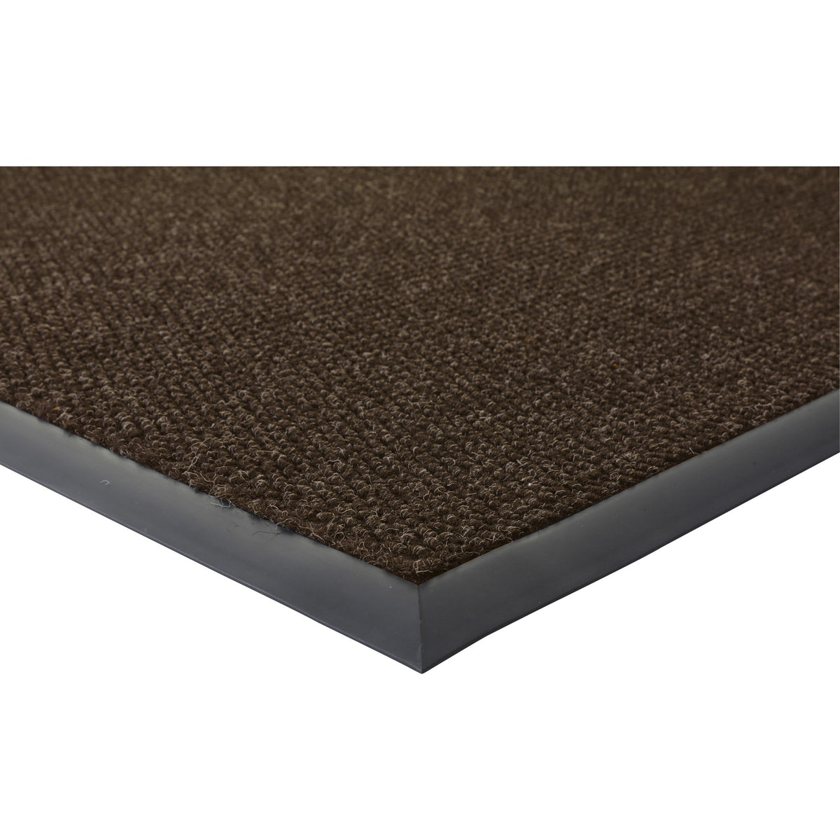 Genuine Joe Ultraguard Indoor Wiper Mats - Hard Floor, Indoor, Outdoor - 72" Length x 48" Width - Rubber - Chocolate - 1 Each